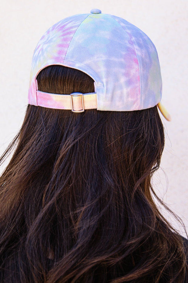 Pink Tie Dye Baseball Cap