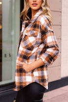 Rust Plaid Shacket