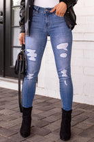 Distressed Skinny Jeans