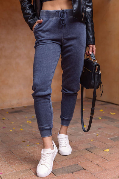 Faded Navy Joggers