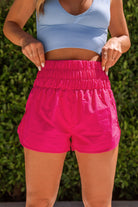 Fuchsia Athletic Shorts