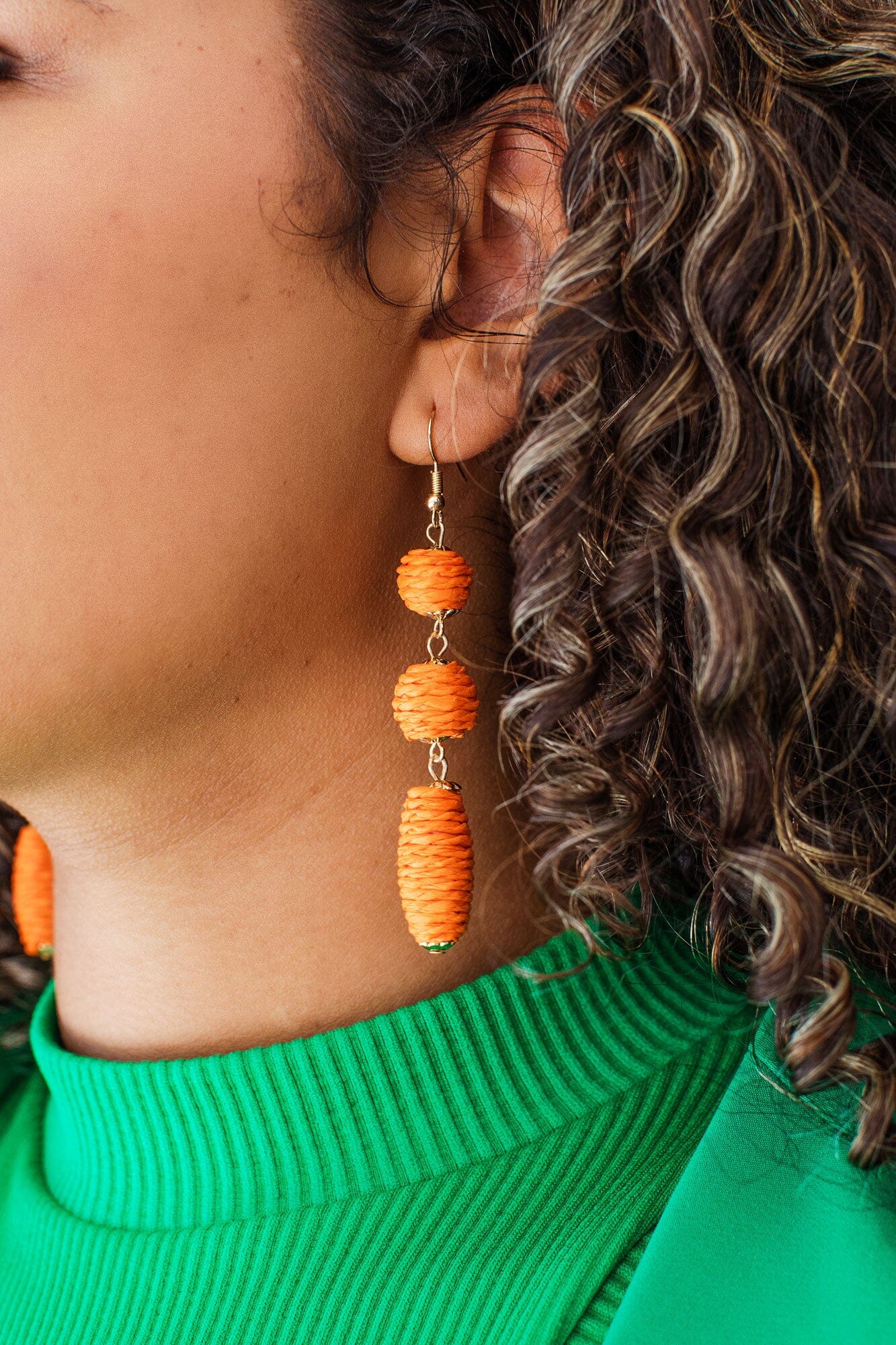 Orange Earrings