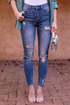 Distressed Skinny Jeans