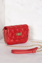 Red Convertible Waist Belt Bag