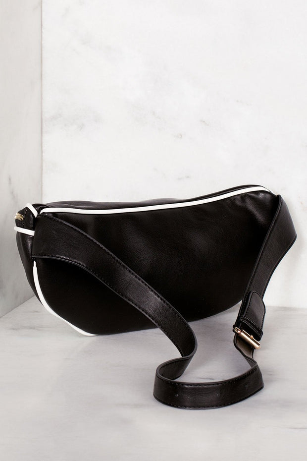 Green and Black Waist Belt Bag