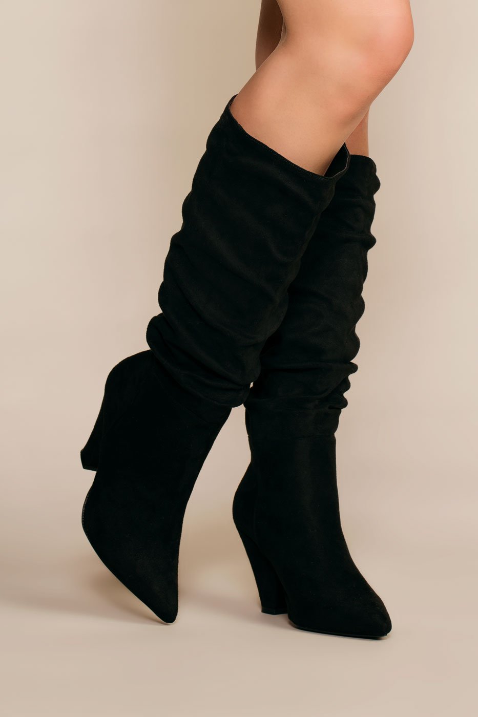 Boots - Cassie Pointy Toe Slouchy Boots