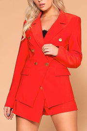 Get To It Red Blazer