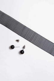 Jewelry - Vibrant Mesh Choker Set - Black