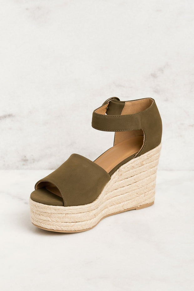Shop Priceless | Olive | Wedges | Raffia | Womens 