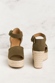Shop Priceless | Olive | Wedges | Raffia | Womens 