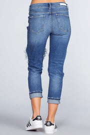 Pants - Tisdale Distressed Boyfriend Jeans - Indigo
