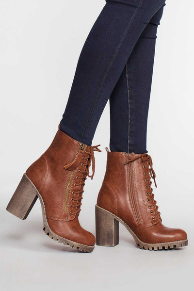 Tan Edge Of Life Combat Boots