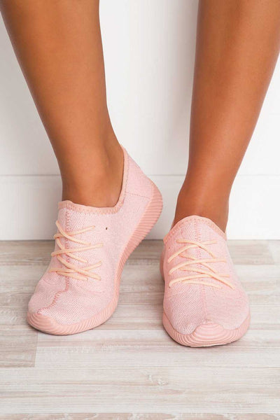 Shoes - Fast Track Sneakers - Blush