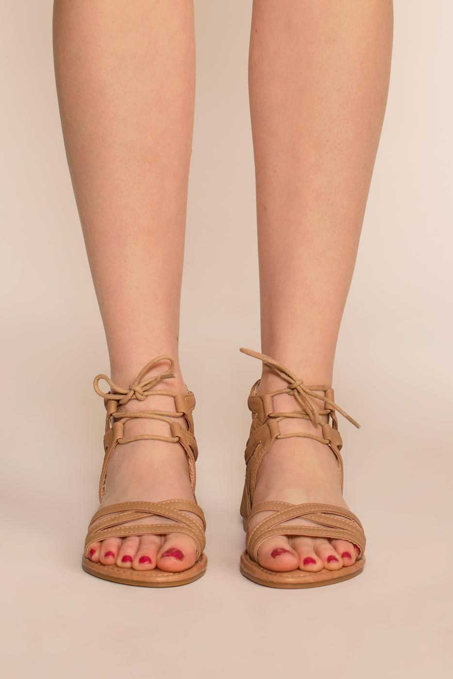 Shoes - Libby Sandals - Tan
