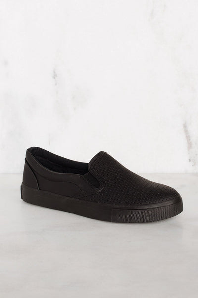 Shoes - Second Nature Slip-On Sneakers - All Black