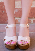 Shoes - Terese Jelly Wedges - Nude