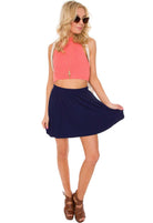 Tops - Bettie Knit Crop Top In Coral