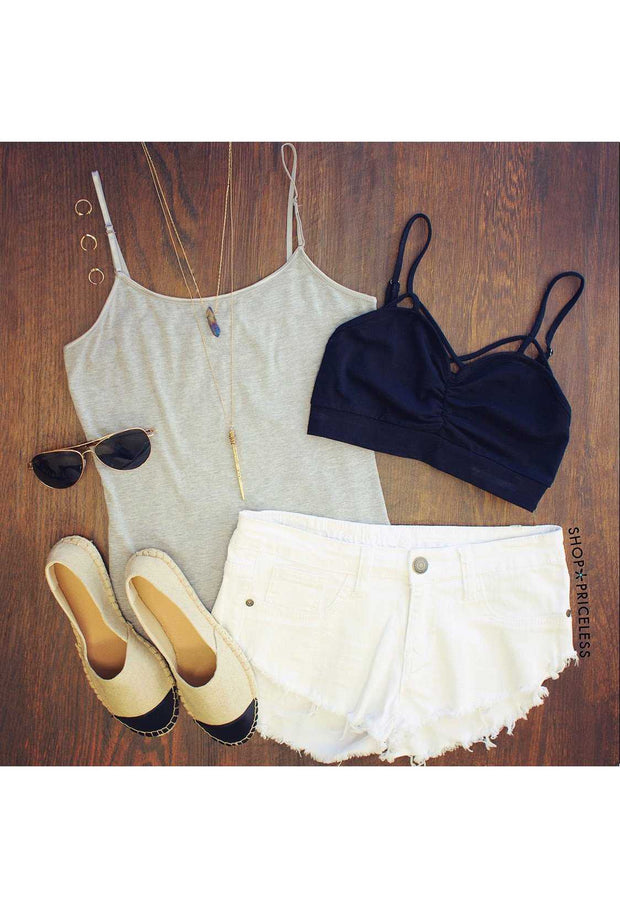 Tops - Shirley Top - Grey