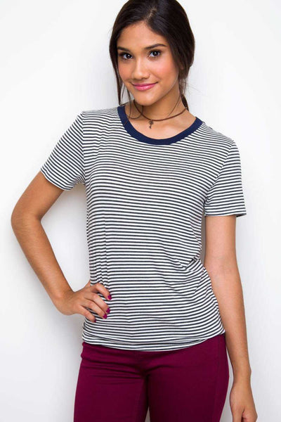 Tops - Shop Priceless Carol Top - Navy